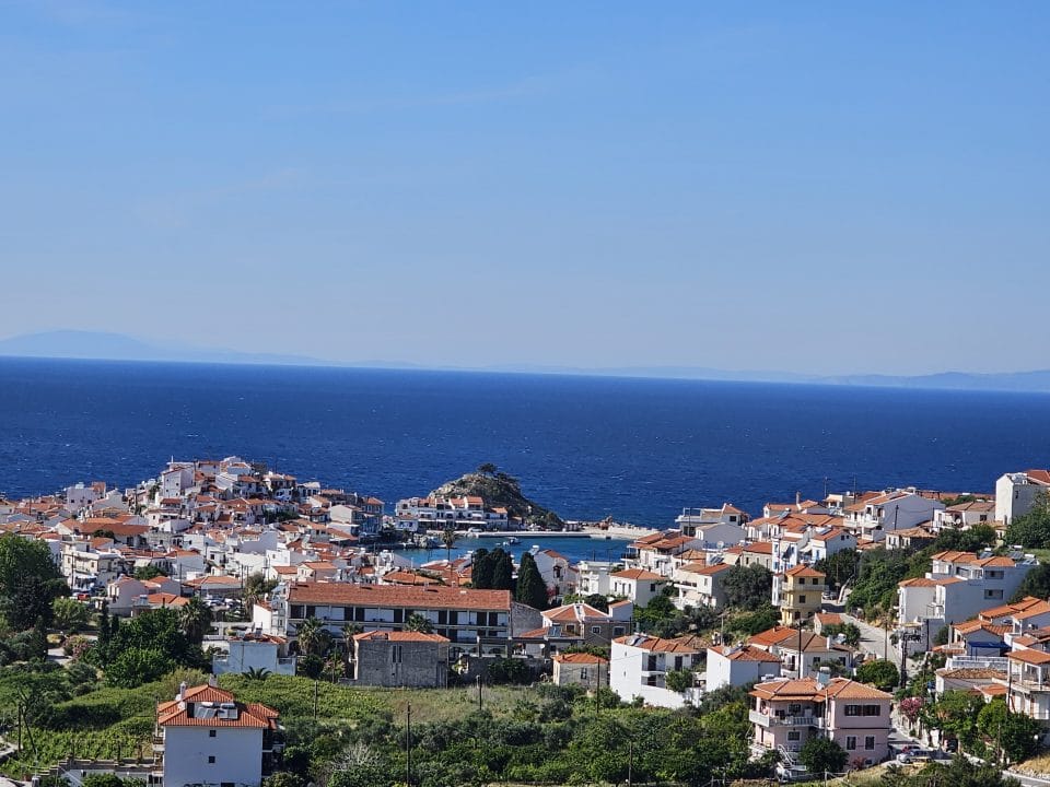 Το Κοκκάρι στο βάθος