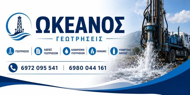 Ωκεανός Γεωτρήσεις Σάμος - Γεωτρήσεις, άδειες, καθαρισμοί, αντλίες