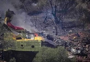 ΠΤΩΣΗ ΠΥΡΟΣΒΕΣΤΙΚΟΥ ΑΕΡΟΠΛΑΝΟΥ ΤΥΠΟΥ CANADAIR CL 215 ΣΤΗΝ ΠΥΡΚΑΓΙΑ ΣΤΗΝ ΚΑΡΥΣΤΟ ΠΤΩΣΗ ΠΥΡΟΣΒΕΣΤΙΚΟΥ ΑΕΡΟΠΛΑΝΟΥ ΤΥΠΟΥ CANADAIR CL 215 ΣΤΗΝ ΠΥΡΚΑΓΙΑ ΣΤΗΝ ΚΑΡΥΣΤΟ (EVIATHEMA.gr/EUROKINISSI)