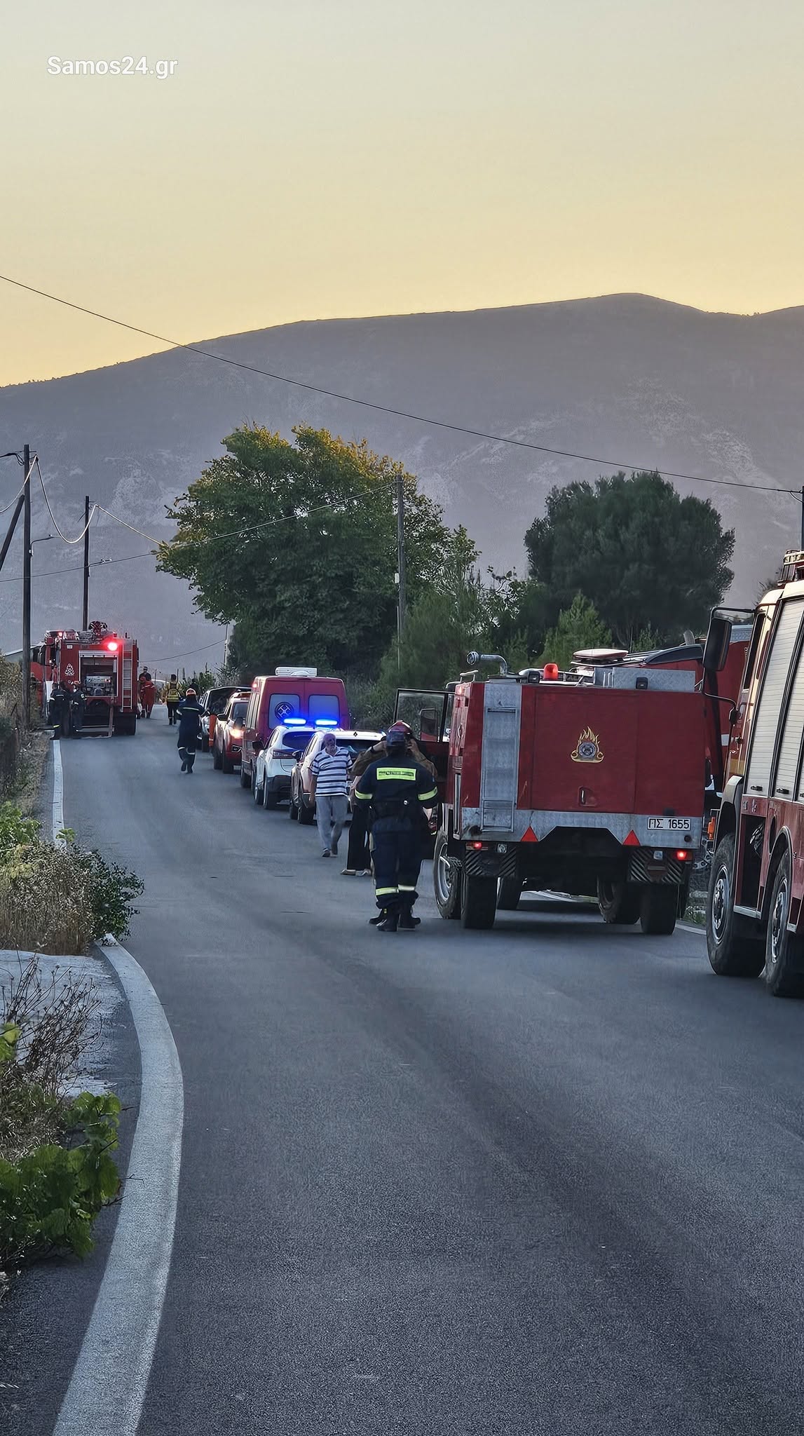Υπό έλεγχο η πυρκαγιά στη Ζερβού Σάμου