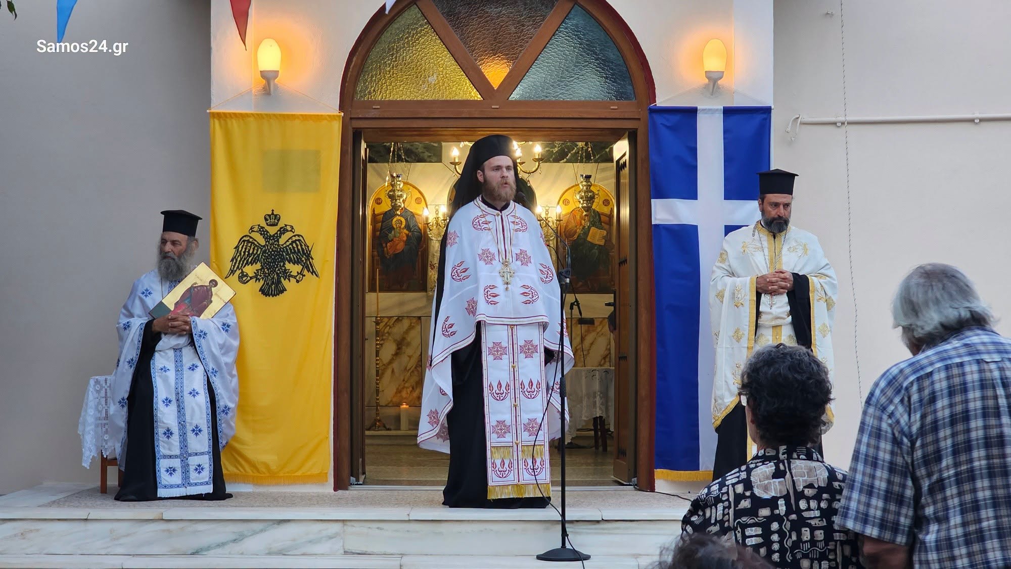 Πλήθος κόσμου τίμησε τον Άγιο Παντελεήμονα στο Νοσοκομείο Σάμου