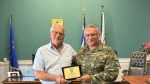 Επίσκεψη του διοικητή του 649 ΤΕ στον δήμαρχο Δυτικής Σάμου