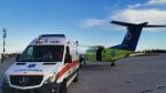 Αεροσκάφος αεροδιακομιδών του ΕΚΑΒ στο αεροδρόμιο της Σάμου
