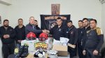 Οι εθελοντές πυροσβέστες των Κοσμαδαίων με τον νέο προστατευτικό εξοπλισμό