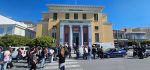 Μπλόκο Εργατικού Κέντρου Σάμου στην Εθνική τράπεζα